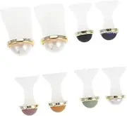 minkissy Essential Nail Art Tool Pack Silicone Toe Separators for Pedicure Toe Alignment for Salon Home