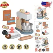 Deluxe Wooden Kitchen Mixer and Baking Set - Gift for Aspiring Chefs