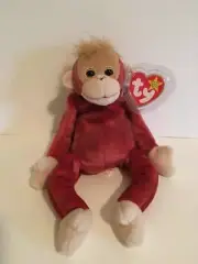 NWT TY BEANIE BABIES ORIGINAL BABY SCHWEETHEART MONKEY ORANGUTAN BEANBAG PLUSH