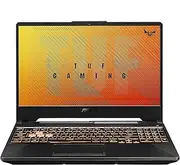 [ASUS] TUF Gaming A15 Gaming Laptop, 15.6” 144Hz FHD IPS-Type, AMD Ryzen 5 4600H, GeForce GTX 1650, 8GB DDR4, 512GB PCIe SSD, Gigabit Wi-Fi 5, Windows 10 Home, FA506IH-AS53
