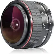 Meike 6.5mm f/2.0 Ultra Wide Circular Fisheye Lens for Fujifilm X Mount Mirrorless APS-C Camera X-Pro2 X-E3 X-T1 X-T2 X-T10 X-T20 X-A2 X-E2 X-E2s X-E1 X30 X70 X-M1 X-A1 XPro1,etc