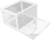 Levemolo Box Shoe Racks Shoe Holder for Door Shoe Organizer Shoe Bin Shoes Organizer Sneaker Cases for Sneakerheads Shoe Display Shelves Shoe Storage Organizer Shoe Cases for Sneakers