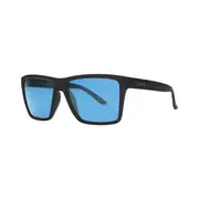 Liive Men’s Matt Scholz X Division Sabotage Sunglasses Matt Black with Blue Lens