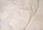 Fitted Bed Sheet w/ Cooling Foam Pad Top Twin Size White Comfortable Sleep Relax