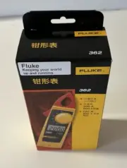 Fluke 362 Handheld Digital Clamp Meter 200A AC/DC Current & 600 Volt Excellent *