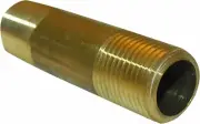 LASCO 17-9371 Plumbing 1/4-inch by 6-inch Yellow Brass Pipe Nipple
