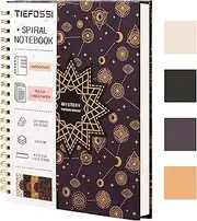 TIEFOSSI Spiral Notebook Journal, Large College Ruled/Line Spiral Notebook 216 X 297mm, Wirebound Office Journal, A4 Letter Notebook for Work Study, 100gsm Thick Paper,100 Sheets 200 Pages