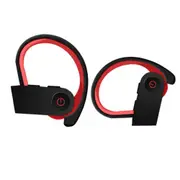 Wireless Bluetooth Call 5.0 Stereo Auto Connect Bluetooth Headset Black red