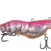 85mm Chasebaits Armour Prawn Hard Body Fishing Lure - Pink Devil