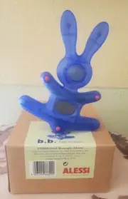 Alessi "Il Coniglio Mattia" Electronic Timer/Clock, Blue by Mattia Di Rosa