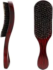 Bristle Hair Brush, Stiff Bristle Hair Brush,KLHCDUO Professional Massage Comb, For Beard Styling, Male and Female