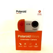 Polaroid Wave Underwater 18MP 4K UHD Camera (Orange & White) WiFi ''NEW''