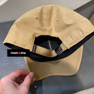 【Simple Shop】NIKE JORDAN LOGO 老帽 金屬感 飛人鐵扣 運動帽 卡其色 CW6410-255