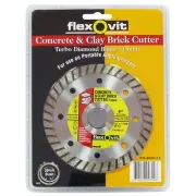 Flexovit 115 x 22mm Concrete And Clay Brick Cutter Hardware Power Tool Supplies