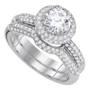 1 7/8CTW-Diamond 1 CTW-CRD BLISS BRIDAL SETS CERTIFIE