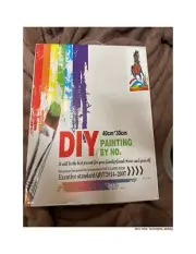 Paint by Number Canvas DIY Painting Kits Colorful Horse Riding for kids Adults