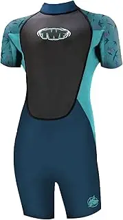 TWF Unisex-Youth XT3 Short Wetsuit, Swallows, K06