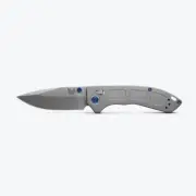 NEW Benchmade 743 Mini Narrows Gray Titanium Axis Folding Knife Folding Knives