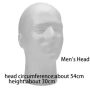 white Foam wig display prop Mannequin