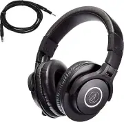 Audio-Technica ATH-M40x Professional Studio Monitor Headphones with HP-SC Cable