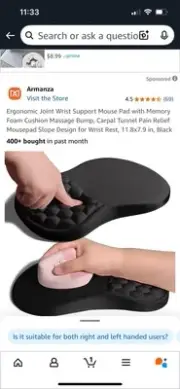 Ergonomic Joint Wrist Support Mouse Pad