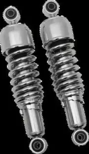 DS Chr 12in Replacement Rear Shock Absorber Pair Dyna Super Glide T-Sport 01-03