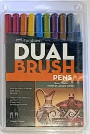 TOMBOW DUAL BRUSH PENS ~MUTED PALETTE CODE 56186