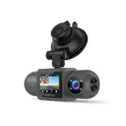 1440P QHD Built-in GPS Wi-Fi Dash Cam, Front and Inside Car Camera Recorder w...