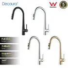 Decaura Kitchen Taps with Pull Out 3-Mode Sprayer Head Sink Faucet Stainless