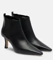 [Manolo Blahnik] Manolo Blahnik Dildaltra 70 leather ankle boots AU 9 black