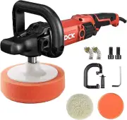 DCK Buffer Polisher, 7-Inch Buffer Waxer, 8 Variable Speeds 600-3500 RPM, Det...
