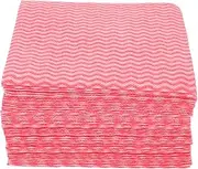 PEPLAYTAL 100Pcs Reusable Cleaning Cloths Quick Drying Multi Purpose Towels for Kitchen for Grease Grime Dish Towels