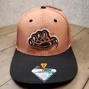Pukka Baseball Hat Youth Claw Orange Cap Ultra Fit SPF 30 4 Way Stretch Snapback
