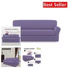 Machine Washable 2-Piece Microfiber Stretch Sofa Cover for Elegant Protection