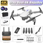 E88Pro RC Drone 4K Professinal with 1080P Wide Angle Dual HD Camera Foldable RC
