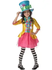Wonderland Mad Hatter Girls Book Week Costume