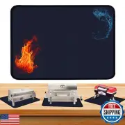 Blue 25x19.5 Inch Heat Resistant Mat for Outdoor Grill Table, Fireproof Under