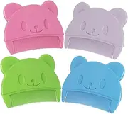 FOMIYES Silicone Scalp Scrubber Hair Brush Set for Newborns Massage Brush Bath Scrubber