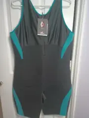 Magma NonZero Gravity Sauna Slim 1- Piece Sweat Workout Exercise Black Suit 4XL