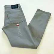 Levi's 510 Boys Light Gray Skinny Jeans Stretch 5-Pockets Size 16 Regular 28x28
