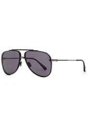 Tom Ford Leon Aviator-style Sunglasses - Black ONE SIZE