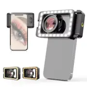 APEXEL Universal Clip Phone Lens New For Photography M15X Macro Display Light