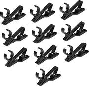 SWOOMEY 10pcs Lavalier Microphone Clips Durable Mic Collar Clips for Easy Installation Conferences Performances and Events Reliable Microphone Accessories for Secure Fixing