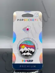 Authentic ￼Popsockets "Altitude Adjustment" Mountain Design Back Of Phone Grip