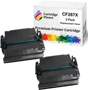 2 Pack Compatible Toner Cartridge Replacement for HP CF287X 87X (18,000 pages) for HP LaserJet Enterprise M506 M506dn M506x M527 M527c M527dn M527f M527z LaserJet Pro M501 M501dn M501n