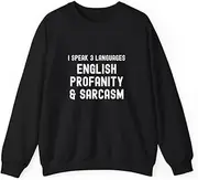 [VidiAmazing] I Speak Languages, English Profanity & Sarcasm ds011 T-Shirt