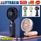 Portable Mini Hand-Held Small Cooler Cooling USB Rechargeable Desk Fan IH