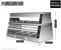 在飛比找Yahoo!奇摩拍賣優惠-INPHIC-雙面開門保溫櫃展示櫃 桌上型臥式冷藏展示冰箱 