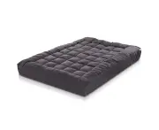 Bedding Pillowtop Mattress Topper Protector Bamboo Charcoal 1000GSM Queen