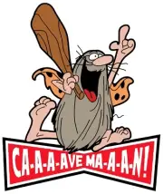 Captain Caveman Iron On Transfer - T-Shirt + Light & Dark Color Fabrics #1